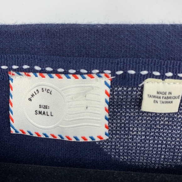 Anthropologie Postmark small top cropped boxy dots - Picture 3 of 5